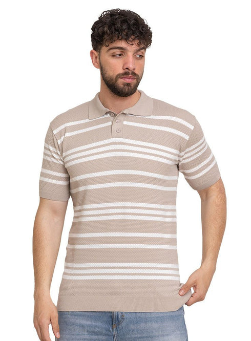Latte Design 1167Knit Polo Neck S - T-Shirt - Khotwh