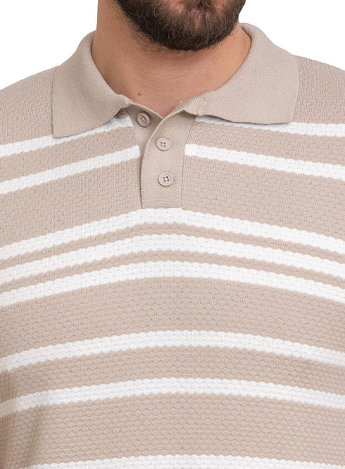 Latte Design 1167Knit Polo Neck S - T-Shirt - Khotwh