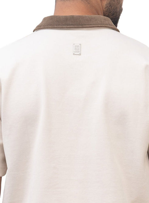 Latte Design 3011 NF - Polo Neck T-Shirt - Khotwh