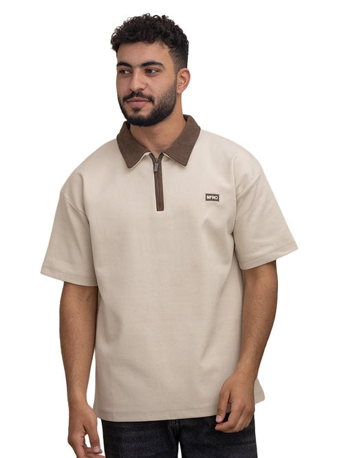 Latte Design 3011 NF - Polo Neck T-Shirt - Khotwh