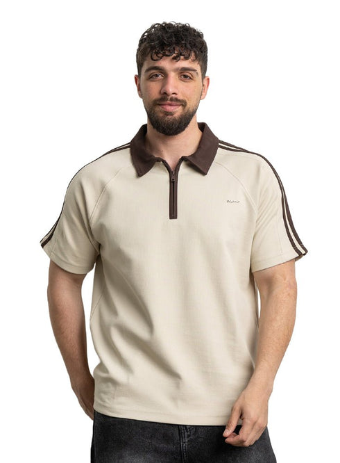 Latte Design 3024 NF - Polo Neck T-Shirt - Khotwh