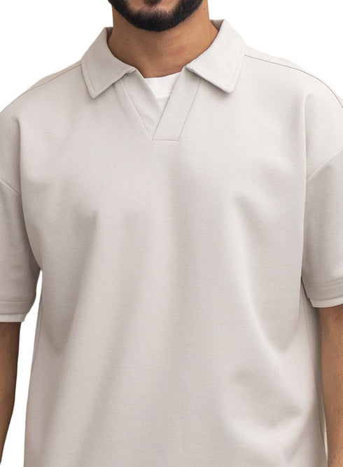 Latte Design 3068 NF - Polo Neck T-Shirt - Khotwh