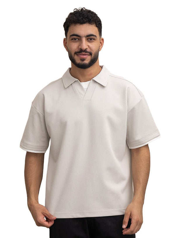 Latte Design 3068 NF - Polo Neck T-Shirt - Khotwh