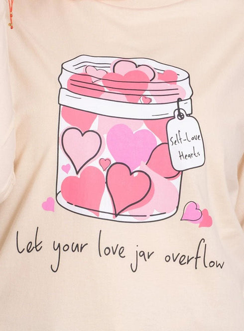 Latte - Design 41 Printed Long - Sleeve - Khotwh