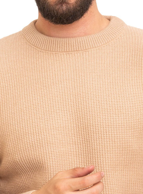 Latte - Design 7012 VIG - Round Pullover - Khotwh
