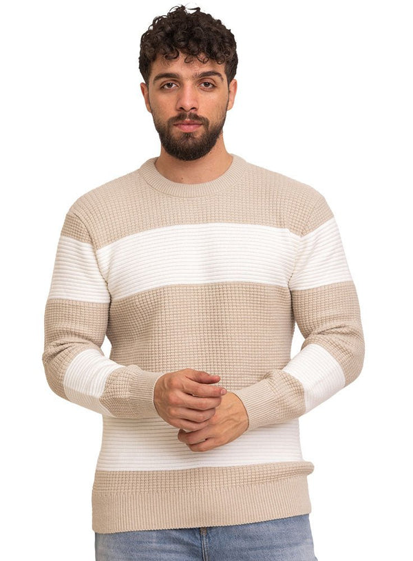 Latte - Design 7016 VIG - Round Pullover - Khotwh