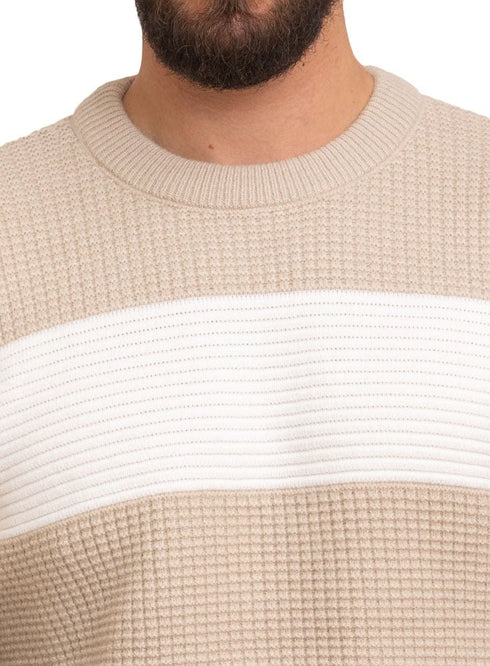 Latte - Design 7016 VIG - Round Pullover - Khotwh