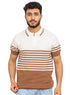 Latte Design 7513Knit Polo Neck S - Zipper - T-Shirt - Khotwh