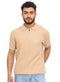 Latte Design 7527Knit Polo Neck Zipper - T-Shirt - Khotwh