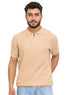 Latte Design 7527Knit Polo Neck Zipper - T-Shirt - Khotwh