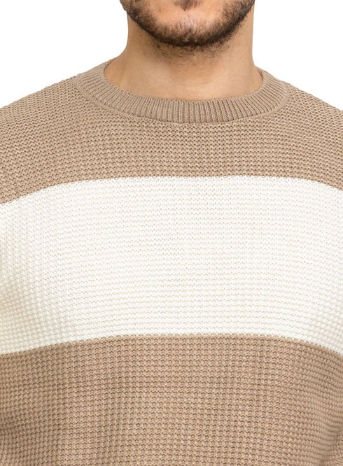 Latte - Design p2226 PF - Round Pullover - Khotwh