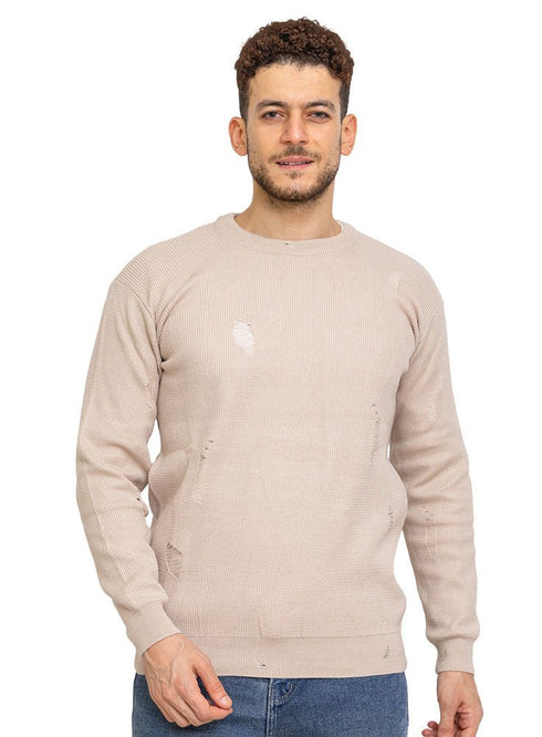 Latte - Design p2254 PF - Round Pullover - Khotwh