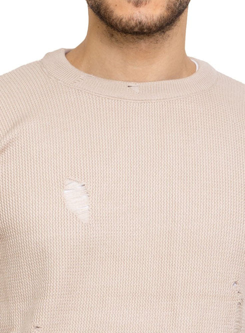 Latte - Design p2254 PF - Round Pullover - Khotwh