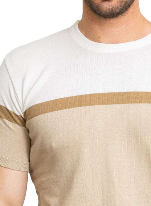 Latte F - Round Knit Pullover - Khotwh