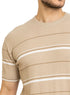 Latte F - S.Knit Round T-shirt - Khotwh
