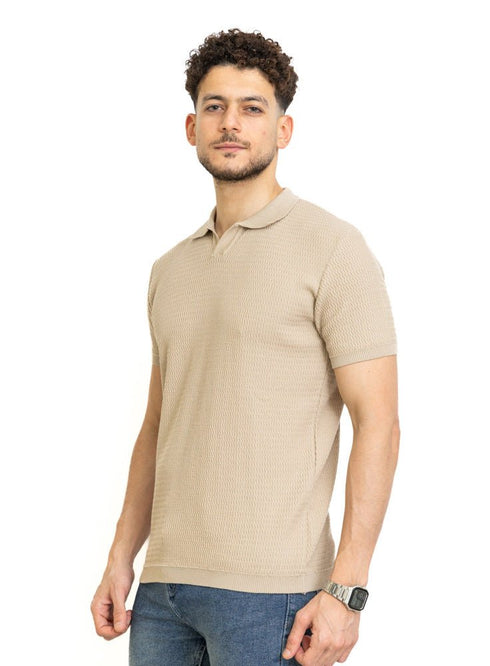 Latte F - Z - Polo Neck Pullover - Khotwh