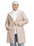 Latte Feather Double Face Jacket - Khotwh