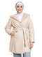 Latte Feather Double Face Jacket - Khotwh