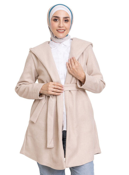 Latte Feather Jacket - Khotwh