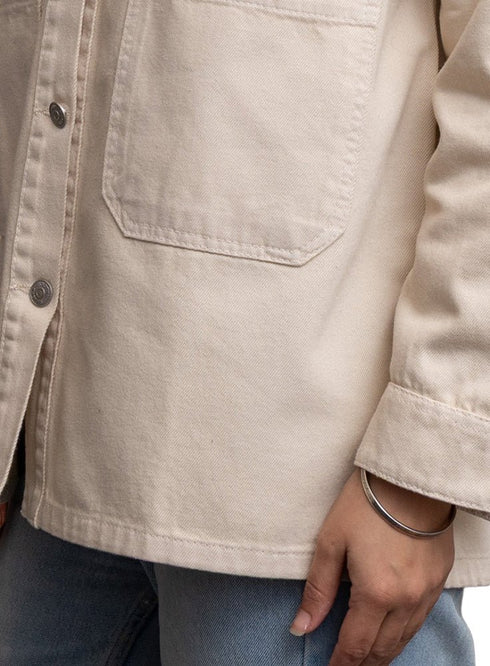 Latte Gabardine Jacket 4 - Khotwh