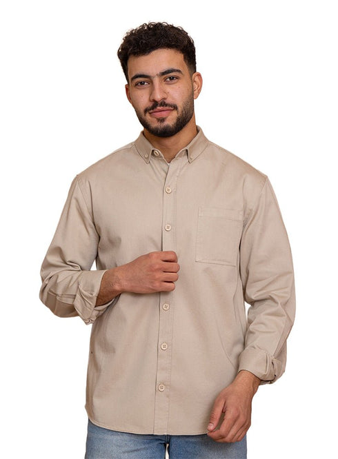 Latte Gabardine Shirt - Khotwh