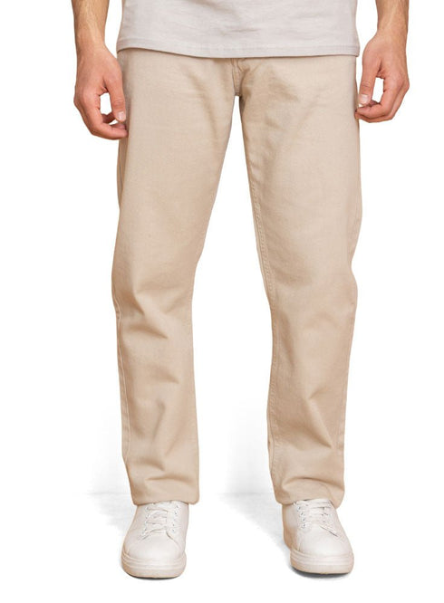 Latte Gabardine Wide Leg Pant - Khotwh