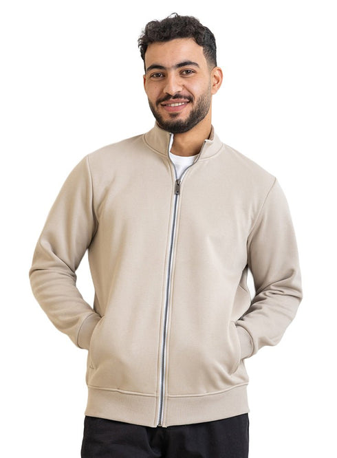 Latte High Neck Sweater - Khotwh