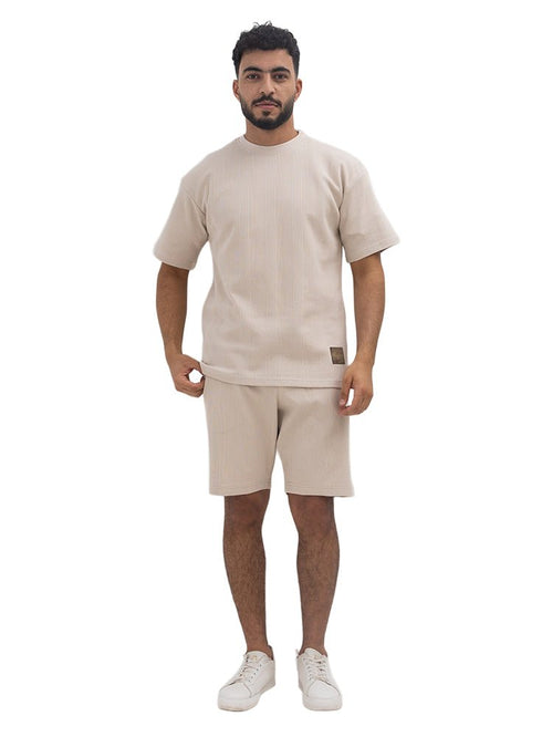 Latte Jacquard Short - Khotwh
