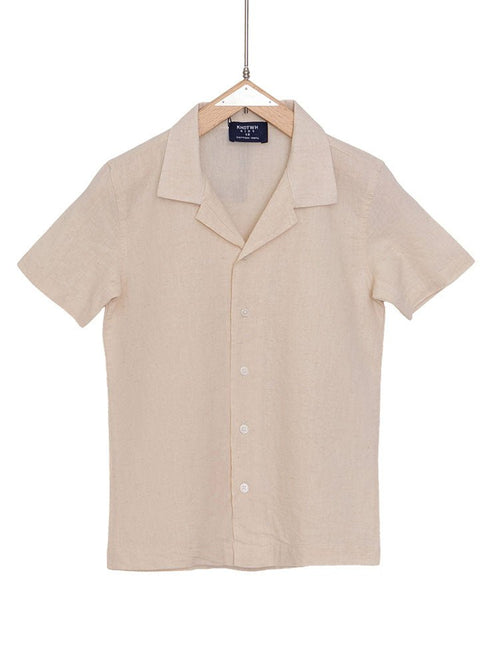 Latte Kids Linen Shirt - Khotwh