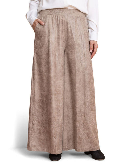 Latte Leather Pants - Khotwh