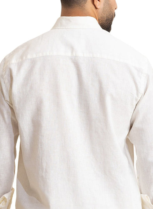 Latte Linen Shirt - Khotwh