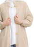 Latte Long buttons Cardigan - Khotwh