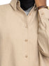 Latte Oxford Over Size Shirt - Khotwh