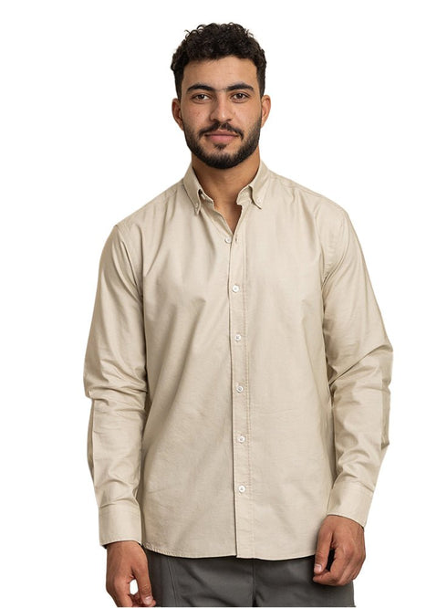 Latte Oxford Shirt - Khotwh