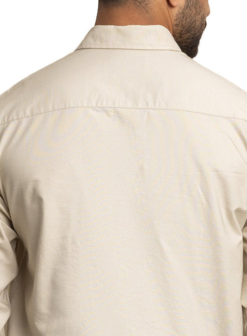 Latte Oxford Shirt - Khotwh