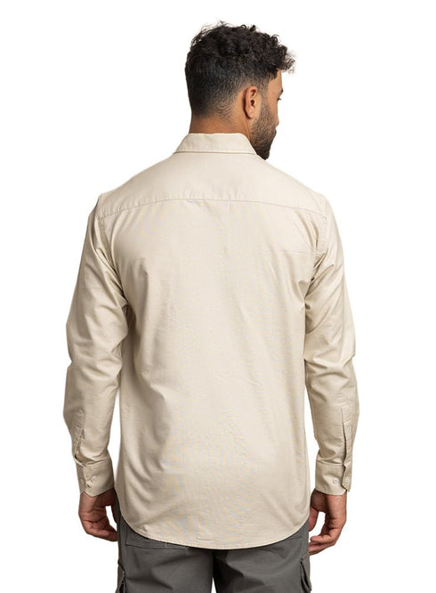 Latte Oxford Shirt - Khotwh