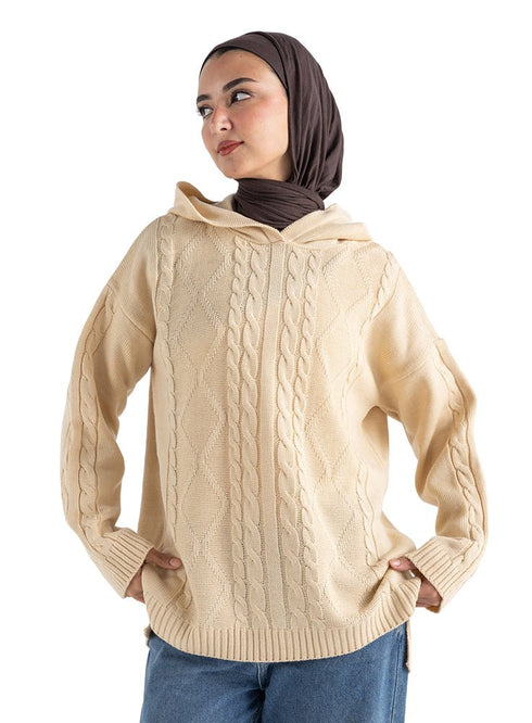 Latte plexus Hoodie Pullover - Khotwh