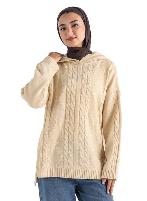 Latte plexus Hoodie Pullover - Khotwh