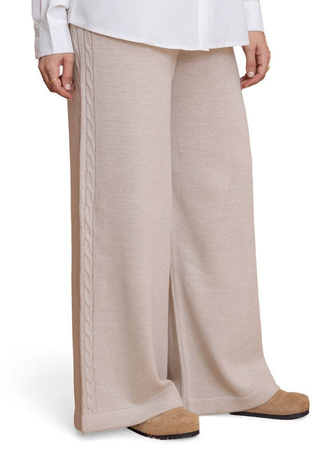 Latte Plexus Knit Pant - Khotwh