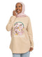 Latte Printed Long - Sleeve Design 2 - Khotwh
