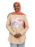 Latte Printed Long - Sleeve Design 3 - Khotwh