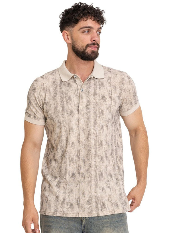Latte Printed Polo Design 5 - Khotwh