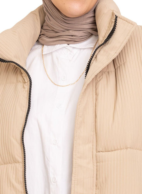 Latte Puffer Jacket 7 - Khotwh