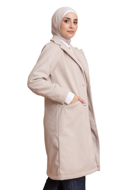 Latte RD - Basic Feather Jacket - Khotwh