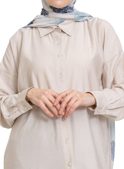 Latte RD - Long Shirt - Khotwh