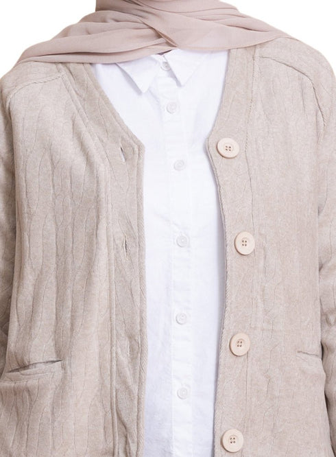 Latte RD - Patterned Sweater - Khotwh