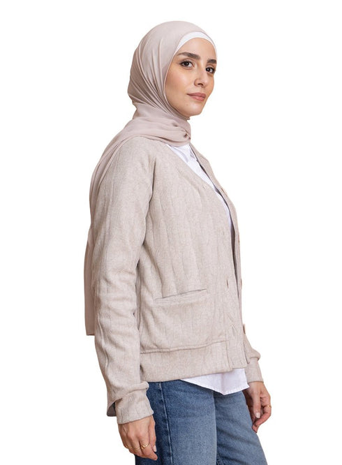 Latte RD - Patterned Sweater - Khotwh