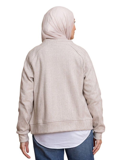 Latte RD - Patterned Sweater - Khotwh