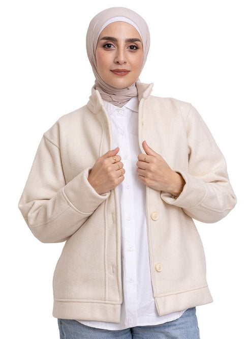 Latte RD - Short Feather Shirt - Khotwh