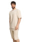 Latte Ribbed suit (M) - Khotwh